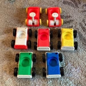 Vintage FISHER PRICE Car *Bundle/7* Single Person Vehicles Cars Movable